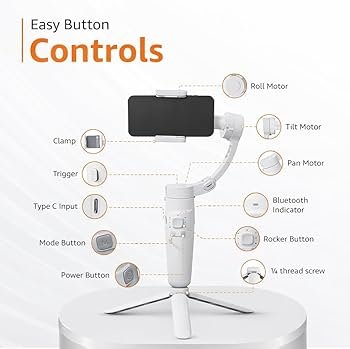 IMG_9988 M1 Foldable 3-Axis Gimbal Stabilizer for Smartphone | Handheld Mobile Video Stabilizer