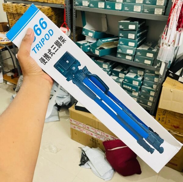 3366 Adjustable Camera & Mobile Tripod Stand with Mobile Holder | Lightweight Tripod for Video Recording & Photography