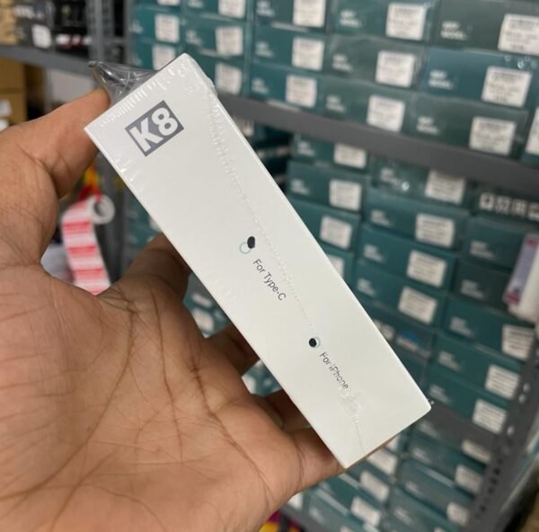 K8 Wireless Microphone for Type-C Devices | Collar Mic for YouTube, Reels & Video Recording