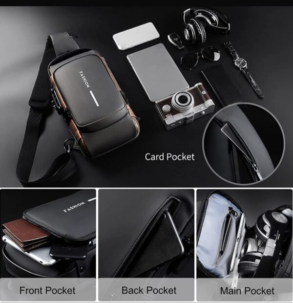 0cb71122-d47b-4835-a18c-14a1a9cc37d3 Anti Theft Sling Bag with USB Charging Port | Waterproof Crossbody Chest Bag for Travel & Daily Use