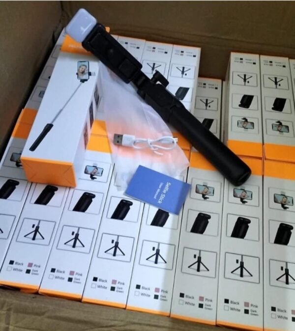 2abcb359-8f83-4c03-b393-d4ab92b78e80 R1S Selfie Stick with Tripod & Bluetooth Remote | Extendable Selfie Stick for Mobile, YouTube Video Recording, Vlogging & Live Streaming