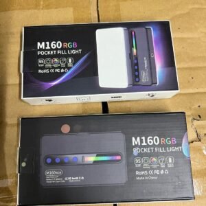 RGB Portable Pocket Camera Light | Rechargeable LED Video Light for Mobile & DSLR