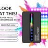 RGB Portable Pocket Camera Light | Rechargeable LED Video Light for Mobile & DSLR