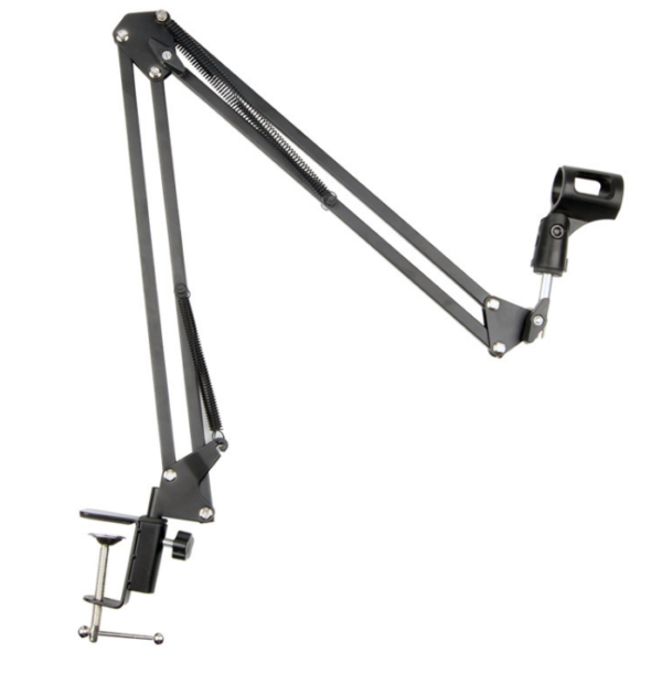 H19935b18647c42d79c41aad4534d3319f Table Mount Microphone Stand Adjustable Boom Scissor Arm for Podcast, Streaming, Recording & Studio Use