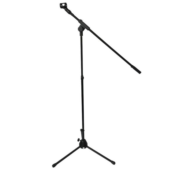Hcce1d2caf9e344c4a4da1ba0391ad638Q Metal Three-Legged Universal Microphone Stand for Podcast, Recording, Streaming & Studio Use