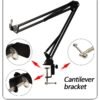 Hd91ce7796b354a37b4c271c780d98cbc9 Table Mount Microphone Stand Adjustable Boom Scissor Arm for Podcast, Streaming, Recording & Studio Use