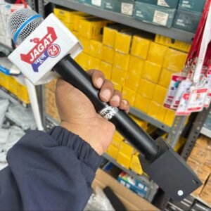 WON Wireless Reporter Mic ID Complete Set with Type-C and iOS Support for Professional News Reporting