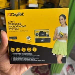 WhatsApp Image 2026-03-02 at 2.58.06 PM (2) DIGITEK DWM-116 2-in-1 Wireless Microphone 2.4GHz for DSLR iOS Android