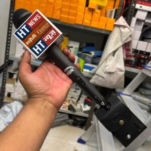 Professional news reporter handheld microphone for mobile phone interview recording