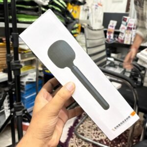 Plastic interview mic handle stick for wireless microphones compatible with DJI Rode Hollyland