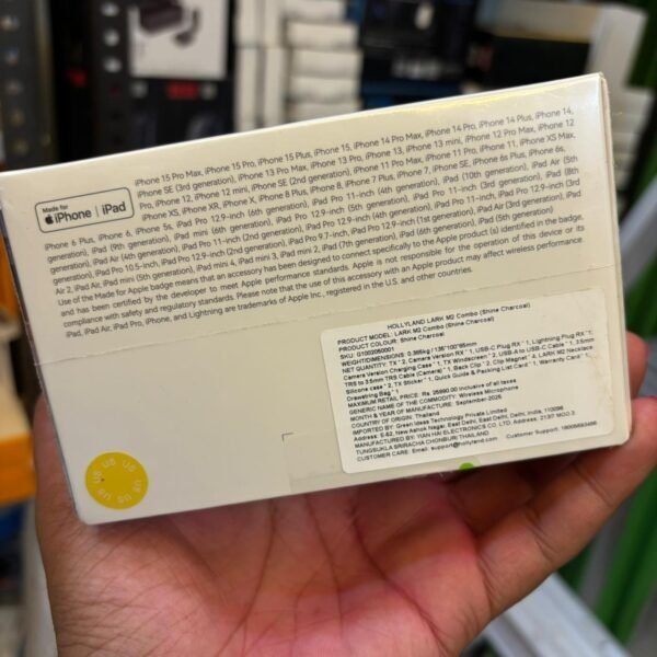 Hollyland Lark M2 Combo Wireless Lavalier Microphone | Professional Mic for Mobile, Camera & Interview Recording