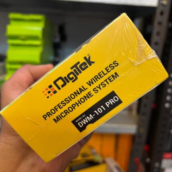 Digitek DWM-101 Wireless Microphone System | ANC Noise Reduction Mic for DSLR Camera, Android & iOS Smartphones