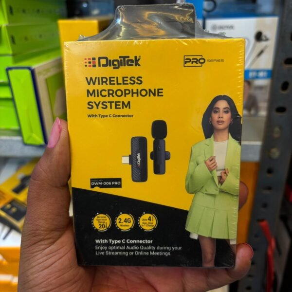 WhatsApp Image 2026-03-03 at 7.47.11 PM Digitek DWM-006 PRO wireless lavalier microphone with Type-C receiver for Android phones