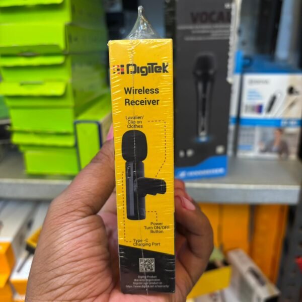 WhatsApp Image 2026-03-03 at 7.47.12 PM (1) Digitek DWM-006 PRO Wireless Microphone with Type-C Receiver | Lavalier Mic for Android Voice Recording & Live Streaming
