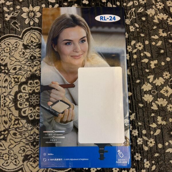 24 Inch Premium LED Video Light Kit Dimmable Studio Light for YouTube Streaming Photography