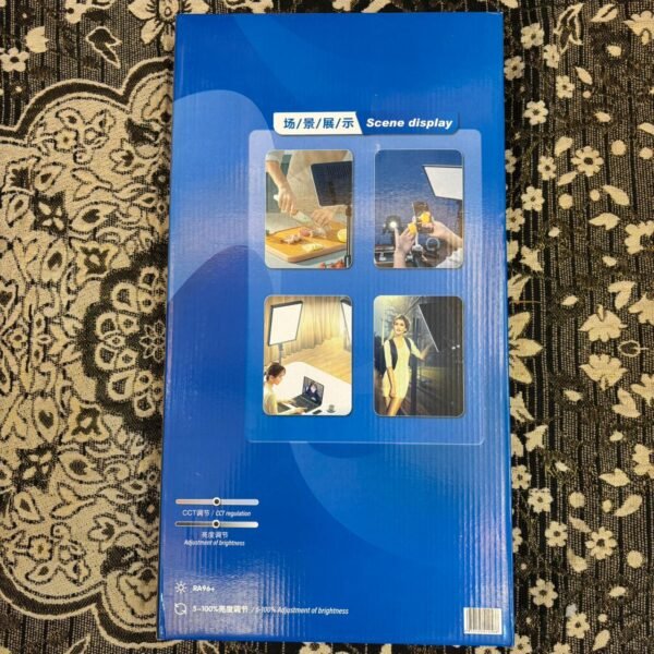 24 Inch Premium LED Video Light Kit 2700K–7500K Dimmable Studio Light with Remote CRI 96+ for YouTube, Game Streaming & Photography