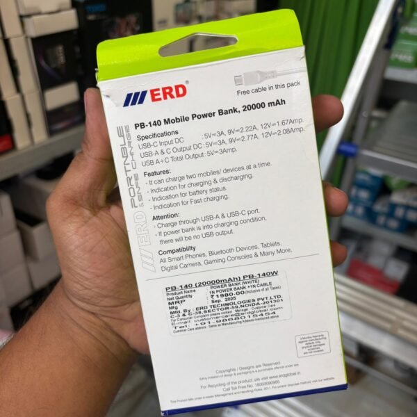 WhatsApp Image 2026-03-07 at 3.51.22 PM (1) 20000mAh 25W Fast Charging Power Bank with USB-C & USB Output for Smartphones, Tablets & Portable Devices