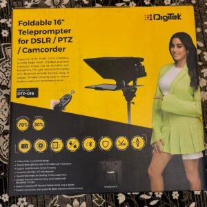 Digitek Teleprompter for Smartphone DSLR YouTube Video Recording Equipment