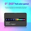 RGB Portable Pocket Camera Light | Rechargeable LED Video Light for Mobile & DSLR