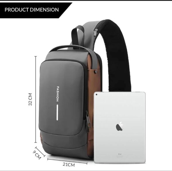 f8aaf5d5-ddfc-42fd-a120-c63588396222 Anti Theft Sling Bag with USB Charging Port | Waterproof Crossbody Chest Bag for Travel & Daily Use