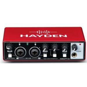 Audio Interface 24 Bit/192 Khz 2x2 USB Sound Card