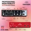 Audio Interface 24 Bit/192 Khz 2x2 USB Sound Card