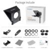FEELWORLD TP2A Portable Smartphone DSLR Teleprompter | Wide Angle Lens | Professional Teleprompter for Video Creators