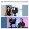 FEELWORLD TP2A Portable Smartphone DSLR Teleprompter | Wide Angle Lens | Professional Teleprompter for Video Creators