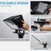 FEELWORLD TP16 16-Inch Folding Teleprompter for Tablet | Horizontal & Vertical Prompting | App Remote Control | Carry Case