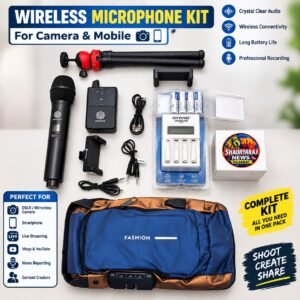Wireless News Reporting Mic Kit for Mobile & Camera | Complete Professional Mic Kit