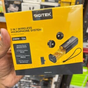 Digitek DWM-124 2-in-1 Wireless Microphone System for Mobile