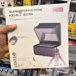 LENSGO 7 Inch Portable Teleprompter for Mobile with Remote Control