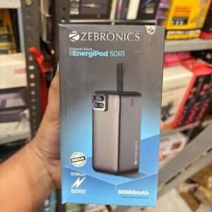 ZEBRONICS 50000mAh Power Bank – High Capacity Portable Charger