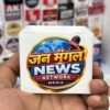 Customized Square Mic ID Flag with Custom Logo Printing